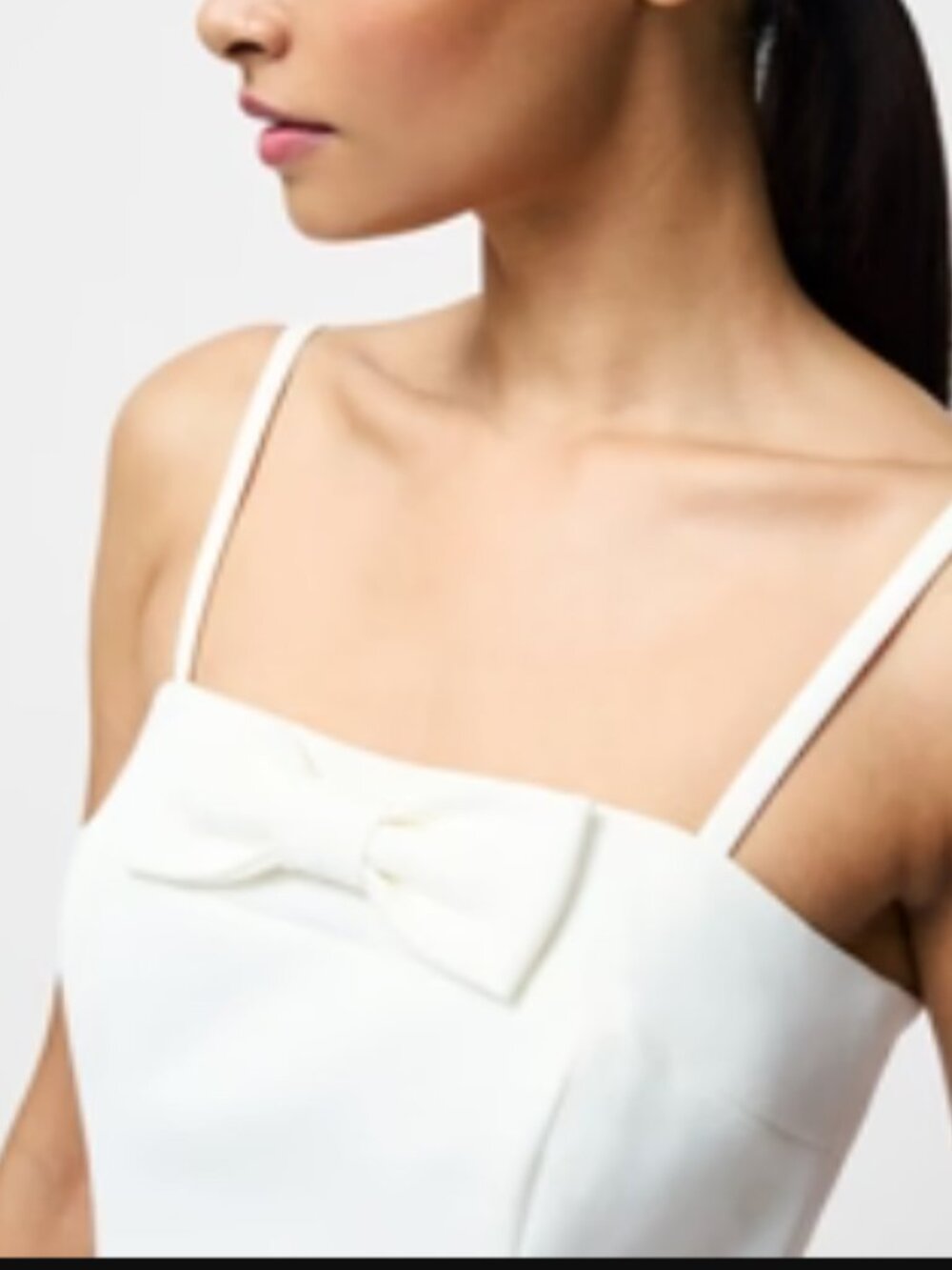 French Connection White Mini Dress Women’s Size 6 Hoco Bride Chic Coquette